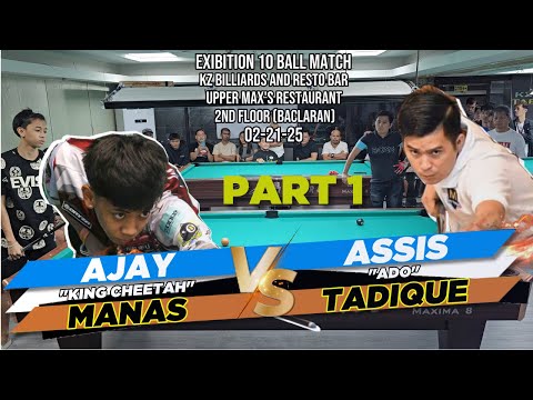 1/2 AJAY MANAS VS ASSIS 'ADO' TADIQUE (RACE 20) KZ BACLARAN