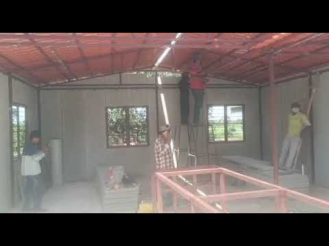 Mild steel roofing structure