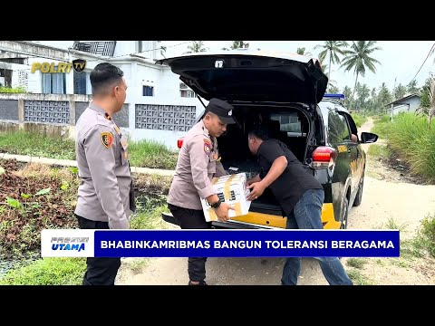 BHABINKAMTIBMAS POLRES INDRAGIRI HILIR BAGIKAN AL QUR&rsquo;AN DAN IQRO