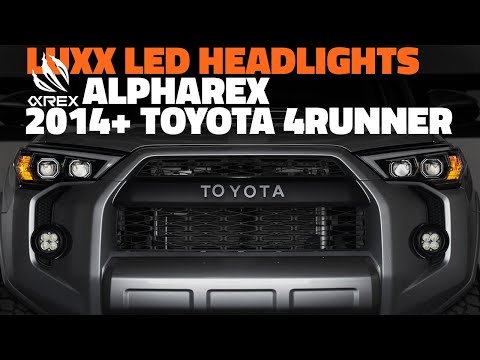 Alpharex LUXX-Series LED Projector Headlights - 2014+ Toyota 4Runner (5th Gen)