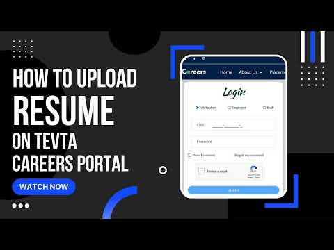 How to create Resume / CV on TEVTA Careers Portal (Educational Purpose)