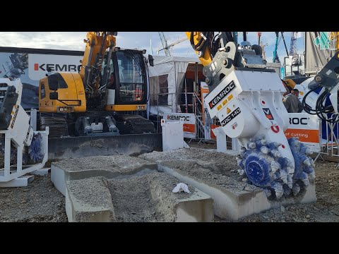 KRC 140 & EK 60 | KEMROC Demo Show Live at Bauma 2022
