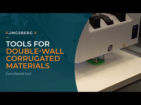 Tooling for Kongsberg X: cutting double-wall corrugated materials with the CorruSpeed tool thumbnail
