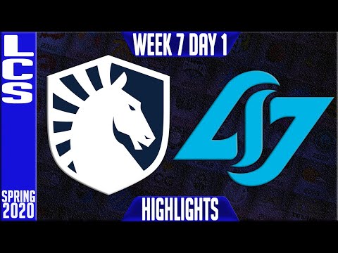 TL vs CG Highlights | LCS SPring 2020 W7D1 | Team Liquid vs Counter Logic Gaming
