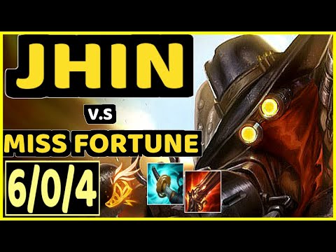 TEDDY (JHIN) vs MISS FORTUNE - 6/0/4 KDA BOTTOM ADC GAMEPLAY - KR Ranked DIAMOND