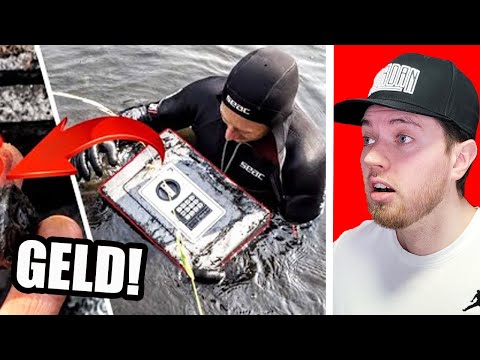 SAFE with MONEY FOUND WHILE DIVING!!! (Treasure Hunt)