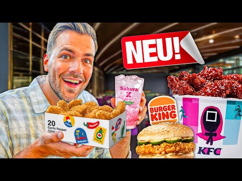 Ich teste ALLE FASTFOOD NEUHEITEN 🤤😍