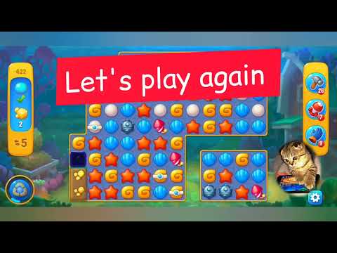 Fishdom 2022, no boosters, level  422 -  прохождение без бустеров,  422 уровень.