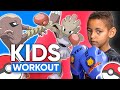 POKEMON Kickbox Workout Für Kinder Fitness Training