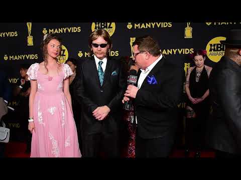 4k/60 Nominees Alex Moon and Elena Koshka on the Xbiz red carpet in LA, CA