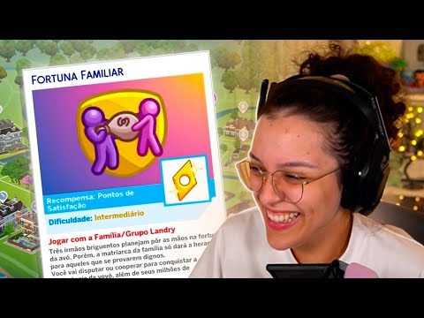 Maethe jogando cenário: Fortuna Familiar - The Sims 4