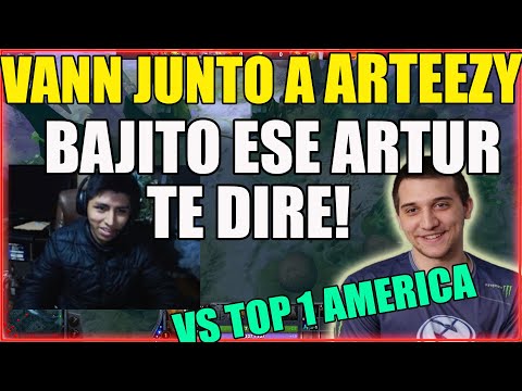 VanN y ArteezY vs CCNC TOP 1 AMÉRICA!|DOTA 2 Top 10 AMÉRICA PRO PLAYER RANKED!!