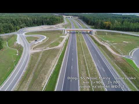 [03.10.2022] Budowa drogi S5 odc. 1 Nowe Marzy - Dworzysko - film lotniczy