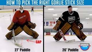 How To Pick The Right Goalie Stick Size | GoPro Hockey Goalie [HD] - GAME 16