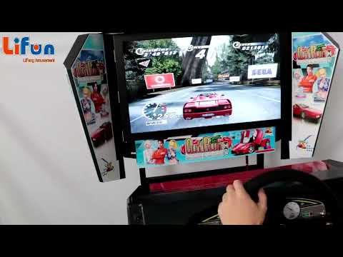 32" Outrun Racing Arcade Machine | Classic Driving Game by Lifun