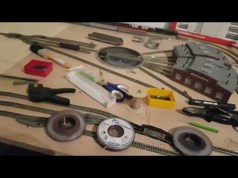 Modelleisenbahn Spur N Bau Teil 12 | Kabel...