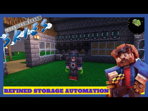 FTB Skies  | Ep 16 | Mekanism Automation With Refined Storage