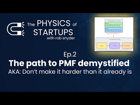 The path to PMF demystified (finally) | w/ Rob Snyder