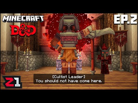 Z1 Gaming - GELATINOUS CUBES And A DEVIL ?! Minecraft Dungeons And Dragons [E2]