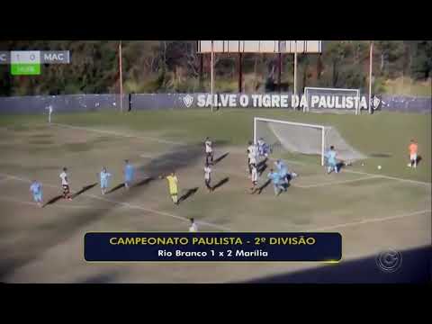 Rio Branco 1x2 Marília - Camp. Paulista Segunda Divisão 2019