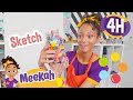 Meekah Learns About Fashion At Playday 4 HOURS OF MEEKAH Educational Videos For Kids