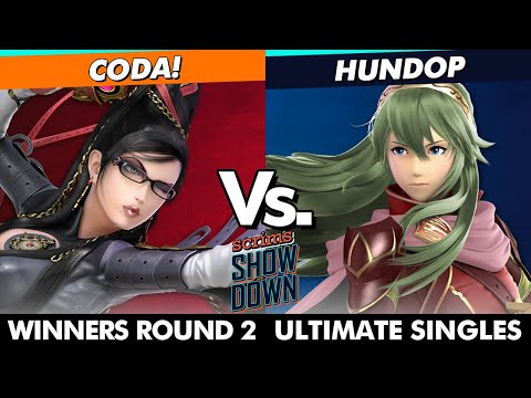 Scrims Showdown 62 Winners Round 2 - Coda! (Bayonetta) Vs. HundoP (Lucina, Young Link) SSBU Ultimate
