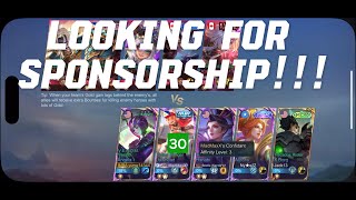 Looking for sponsorship