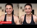 Daisy Shah Sweaty Power Yoga Workout Daisy Shah Sweaty Workout VIDEO