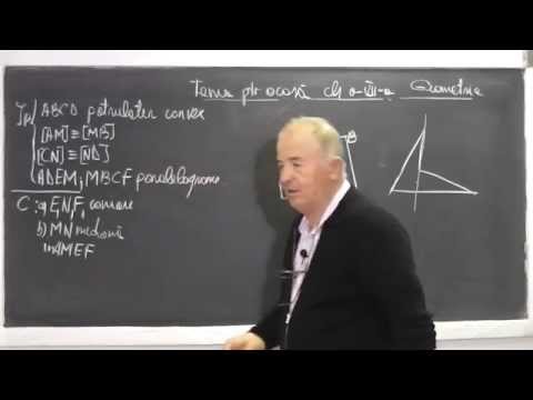 Lectia 601 - Paralelogram Paralelism Linii importante in triunghi Coliniaritate Probleme - Clasa 7
