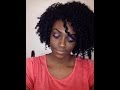 Two Strand Twist Out on Natural Hair 