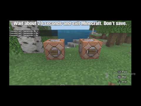 how to get achievements in creative (bedrock edition)
