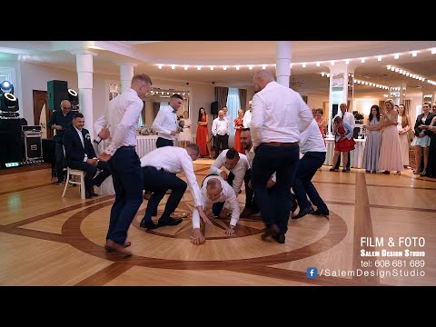 OCZEPINY zabawa: Najszybszy Kogut na Weselu 😂 -DJ/WODZIREJ K. LEWANDOWSKI -Wesele Patrycji i Łukasza