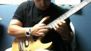 Just messing around - tapping guitar solo