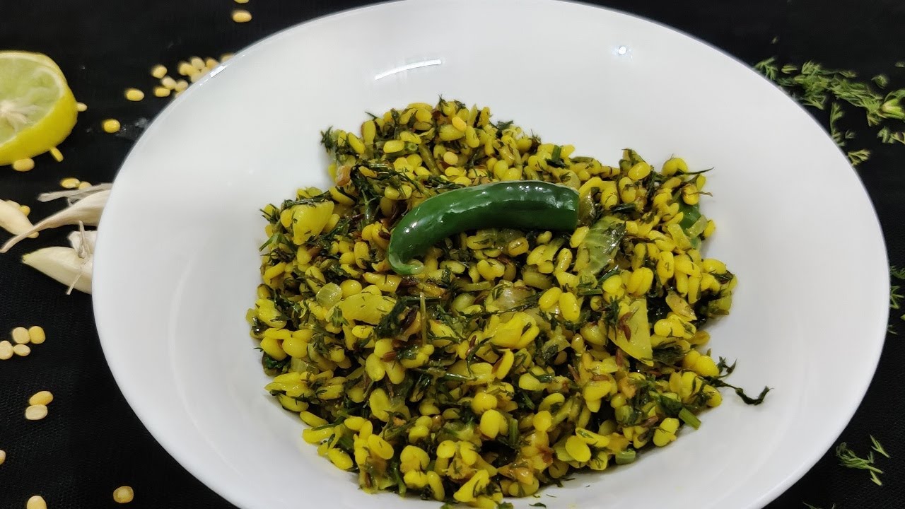 Moong and Dill leaves recipe| Dill leaves Salad|Healthy moong recipe