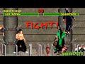 Mortal Kombat 1992 Arcade Defeating Reptile On Very Hard With Double Flawless