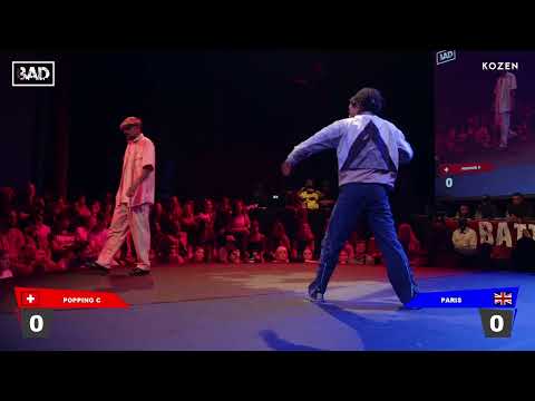 POPPIN C vs PARIS - Battle BAD 2025 - POPPING Top 8