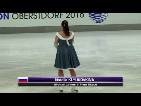 Natalia Klyukovkina- Bronze Ladies II  Free Skating - 2016 Oberstdorf
