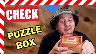 ✅ Der rote Stein   3D Puzzle Box   Denkspiel   Knobelspiel   Geduldspiel   Logikspiel im Holzkasten