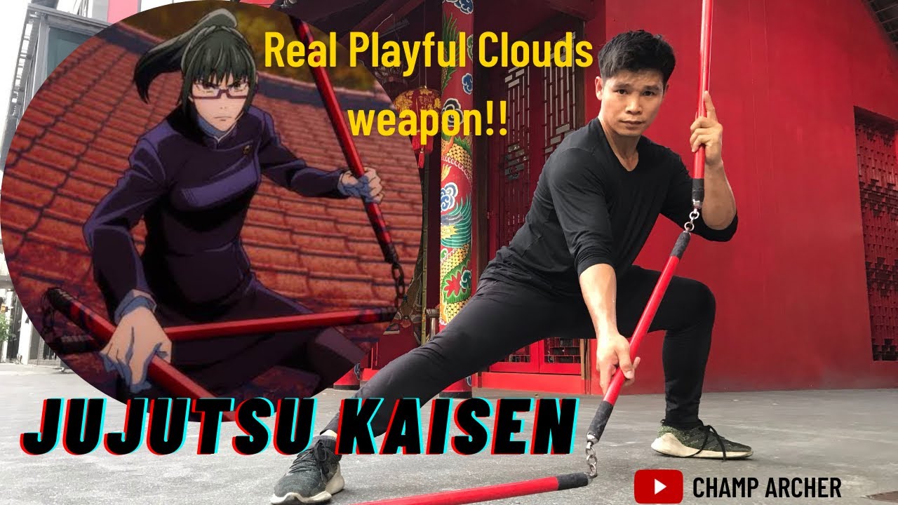 Jujutsu Kaisen Playful Cloud weapon!! real life!!