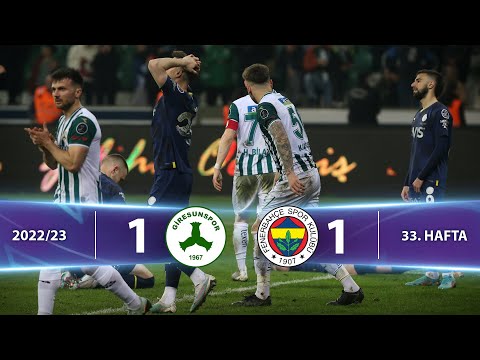 Giresunspor Kulübü Giresun 1-1 SK Spor Kulübü Fenerbahçe Istanbul