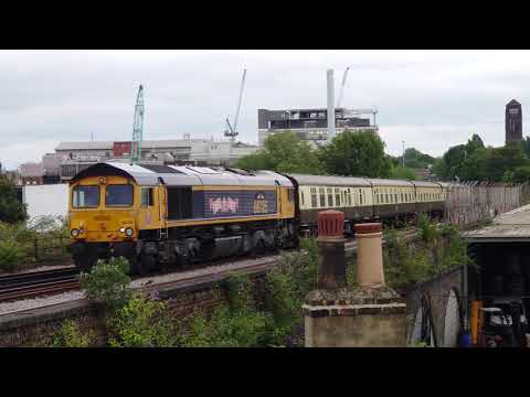 New livery 66769 and 66725 with GBRf charter