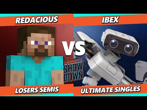 Scrims Showdown 87 Losers Semis - Redacious (Steve) Vs. IBEX (ROB) Smash Ultimate - SSBU