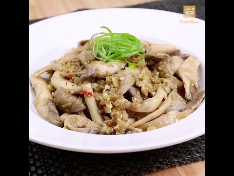 CÁCH LÀM NẤM BÀO NGƯ XÀO SẢ ỚT CHAY | TasteShare