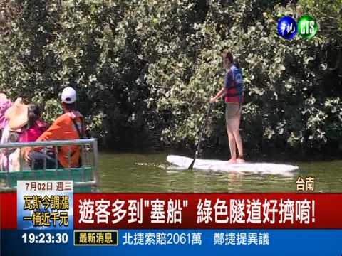 台南獨木舟節 四草綠色隧道好塞!