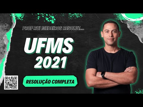 UFMS 2021 | QUÍMICA | Resolução COMPLETA | Prof. Rui Medeiros