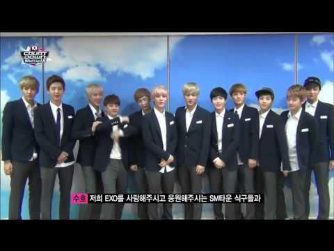 130829 Today's Winner - EXO No.1 + INTREVIEW @ M!Countdown
