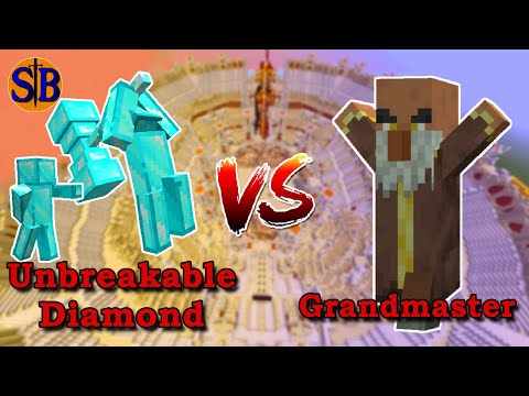 Grandmaster vs Unbreakable Diamond | Minecraft mob battle