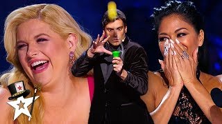 Judges CAN&#39;T STOP Laughing At Funny Magician | Magicians Got Talent