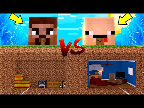 FAKİRBEBEK İLE SAKARBEBEK TSUNAMİ VS EV! 🌊 - Minecraft