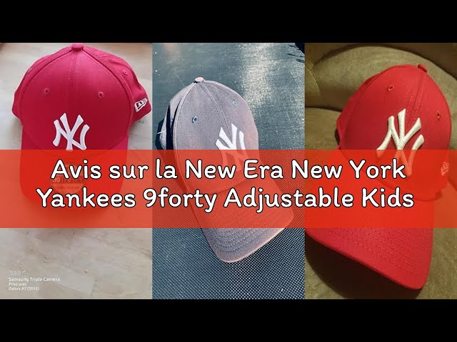 Vídeo relacionado con New Era York Yankees 9forty Adjustable Cap League Essential Stone - One-Size
